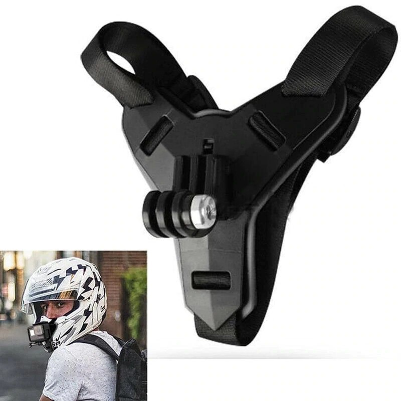 Đai Gắn Cằm Mũ fullface Cho Điện Thoại, GoPro, Sjcam, Eken.