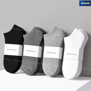 Tất Chân Nam Cổ Ngắn iManStore, Tất Vớ Nam Nữ Thể Thao Thấp Cổ Vải Cotton Mềm Mịn Bền Đẹp