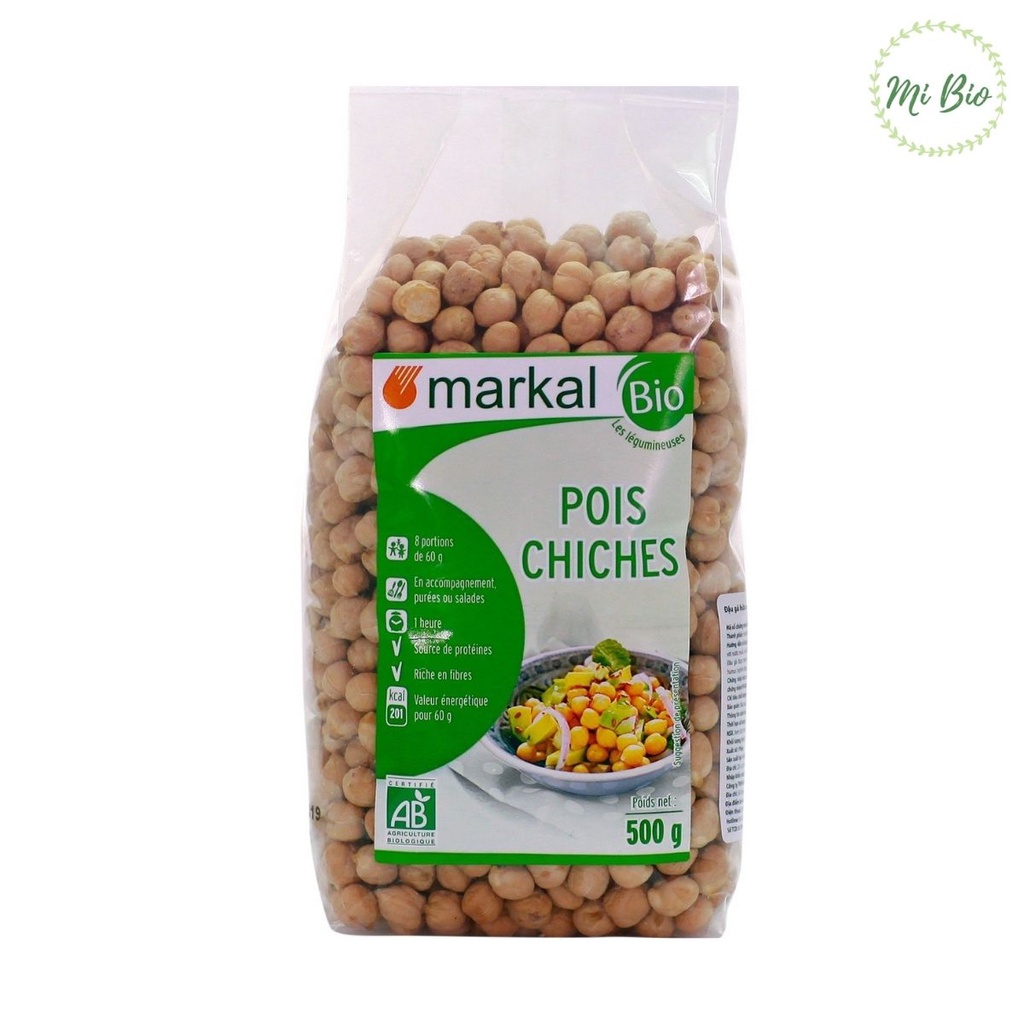 Đậu gà (Chickpeas) hữu cơ 500g - Markal