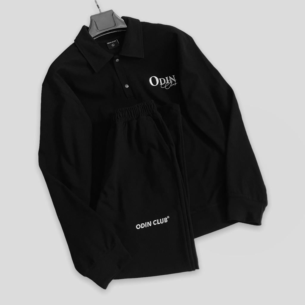 Set Bộ Polo ODIN CLUB Aut, Bộ đồ nỉ oversize nam nữ, Local Brand ODIN CLUB