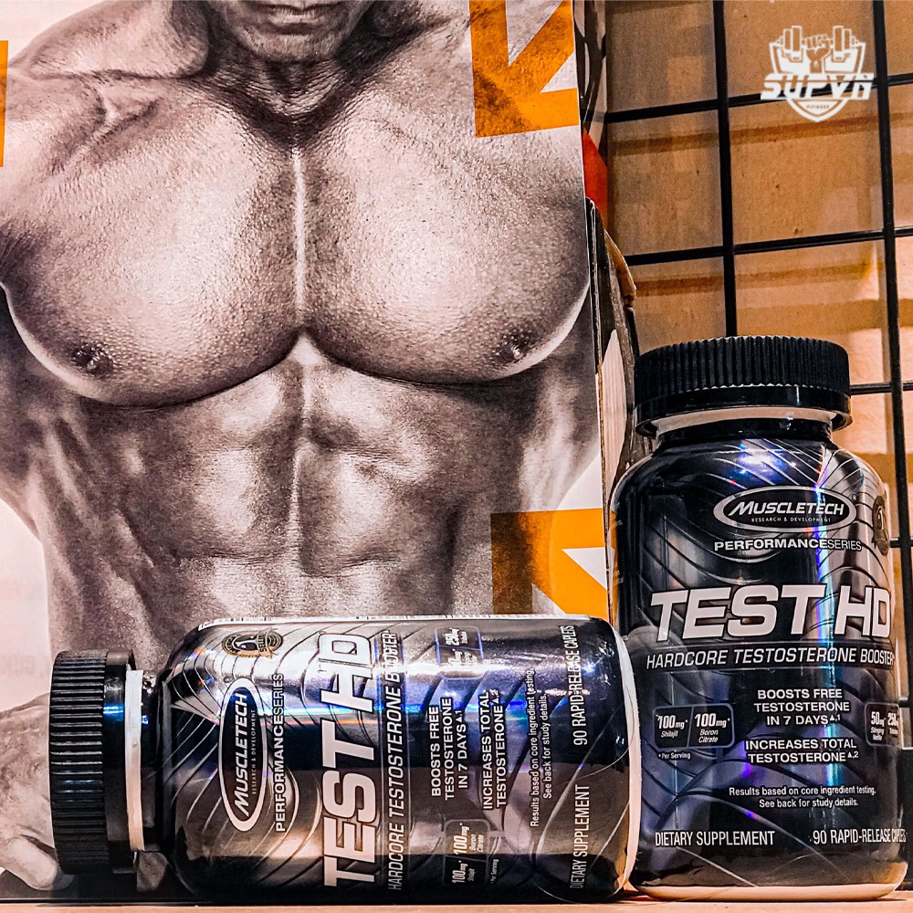 TEST HD 90 viên Muscletech - Viên hỗ trợ tăng testosterone tự nhiên
