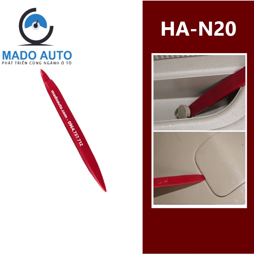 Thanh nạy nhựa cao cấp HAMEI chính hãng hai đầu nhọn cậy chốt nở nhựa nội thất xe ô tô MADO HA-N20