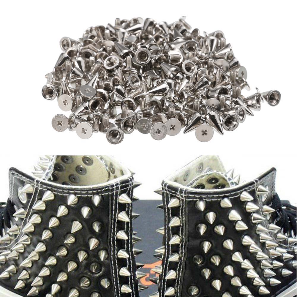 QQMALL Brass Craft Leather Decoration For Clothes Bag Shoes Belt Button Screws