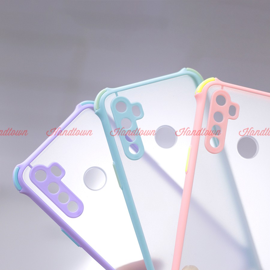 Ốp Lưng Chống Sốc Nhám Realme C3i Realme C3 i C 3i Realme 5 Realme5 Viền Màu Thời Trang TPU Viền Dẻo Lưng Cứng