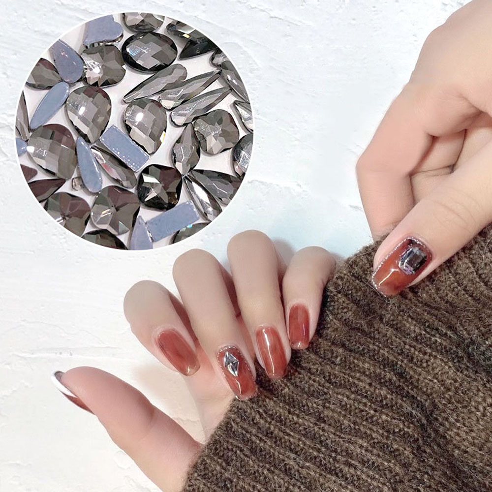 [Hàng mới về] Set 100 đá giả trang trí móng nghệ thuật