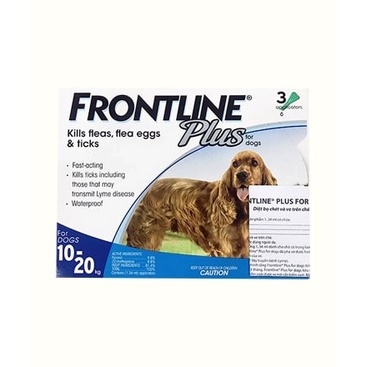 Nhỏ gáy ve rận Frontline Plus cho Chó giống nhỏ Chó giống lớn ngừa ve rận bọ chét cho chó dưới 10kg và từ 10-20kg