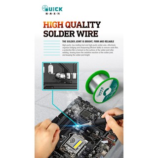 Thiếc hàn cuộn Quick 0.3 - 0.4 - 0.5 - 0.6mm