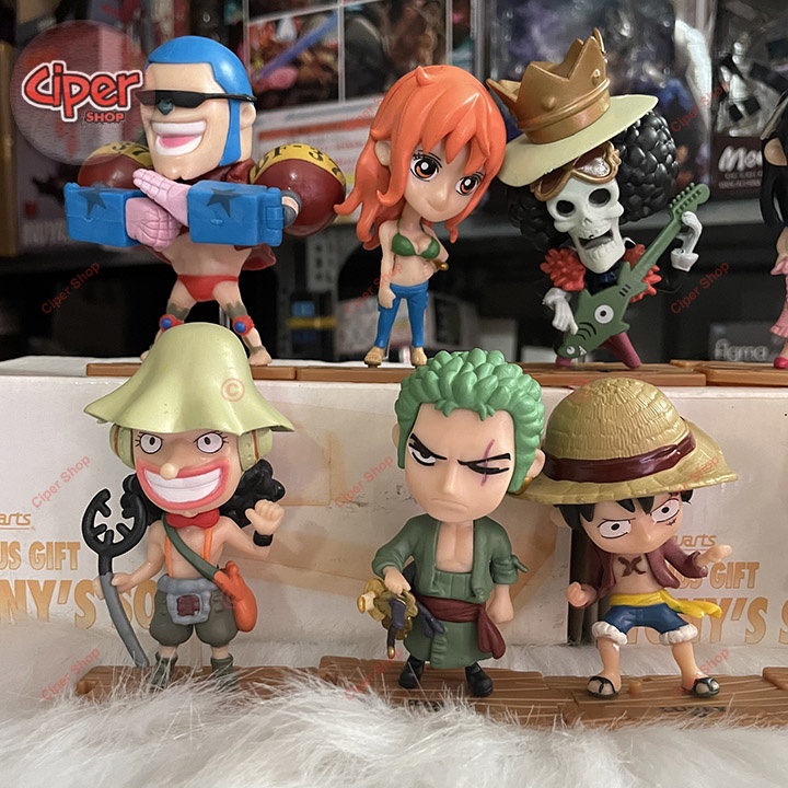 Bộ 10 Team mũ rơm - Mô hình One Piece