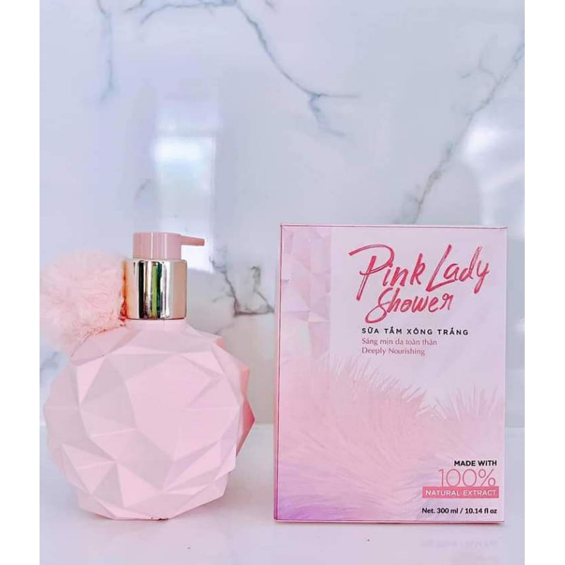 [Chính Hãng 100%] Sữa Tắm Xông Trắng Pink Lady Shower Siêu Trắng Nhanh