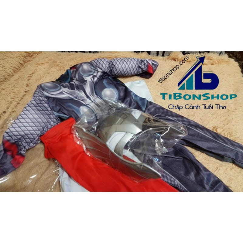 Bộ Đồ Hóa Trang Thor-Thần Sấm Sét - Trang Phục Hóa Trang Halloween Cho Bé Trai