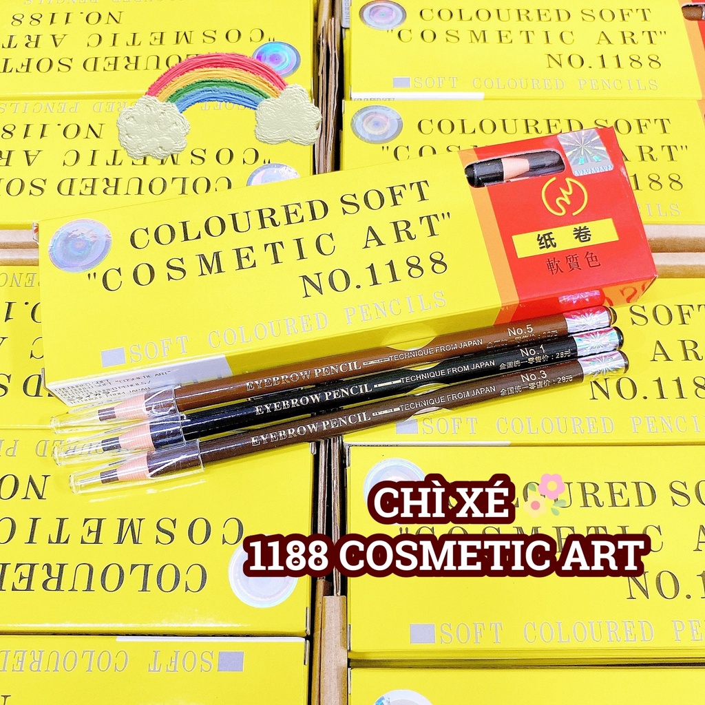 Chì kẻ mày xé chống thấm nước lâu trôi nhiều màu