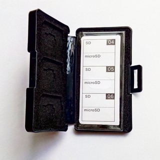 Hộp Đựng thẻ nhớ 6 SD/6 MicroSD