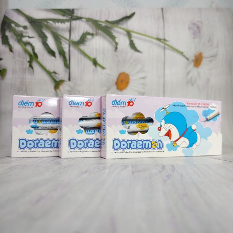 ✅ Bút Dạ Kim Doremon - Bút Lông Kim - Có Màu Tím / Xanh