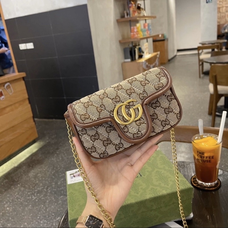 Túi gu ci đeo chéo zize 18 chất đẹp ( không hộp )