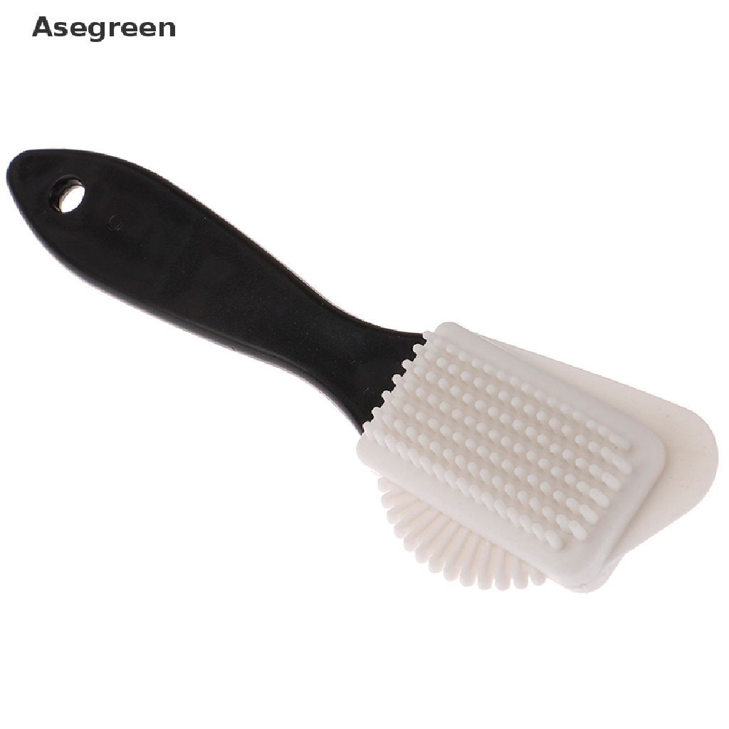 (Asegreen) Bàn Chải Làm Sạch Giày Da Lộn 3 Mặt
