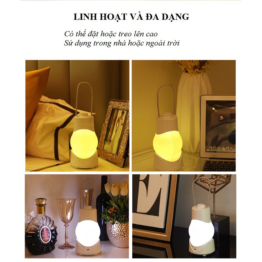 Đèn Led ❤️FREESHIP❤️ Đèn Led  Tích Điện Thiết Kế Cầm Tay Thông Minh UT-039