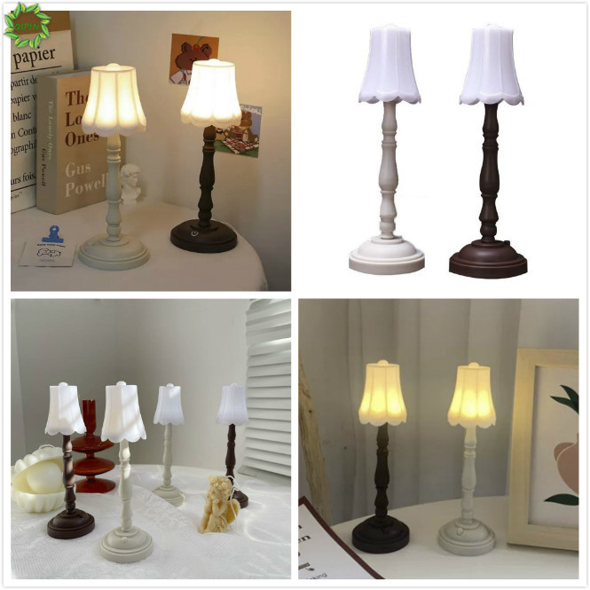 Đèn ngủ mini để bàn trang trí phong cách retro sáng tạo cho phòng ngủ/ nhà cửa