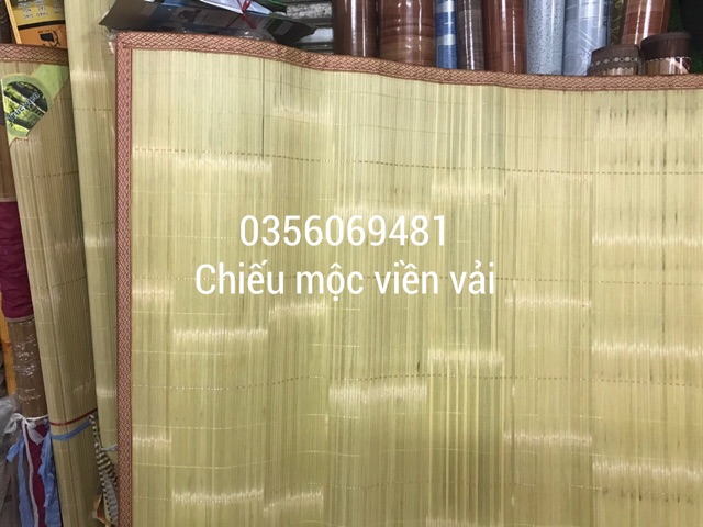 Chiếu trúc mộc viền vải đẹp loại 1