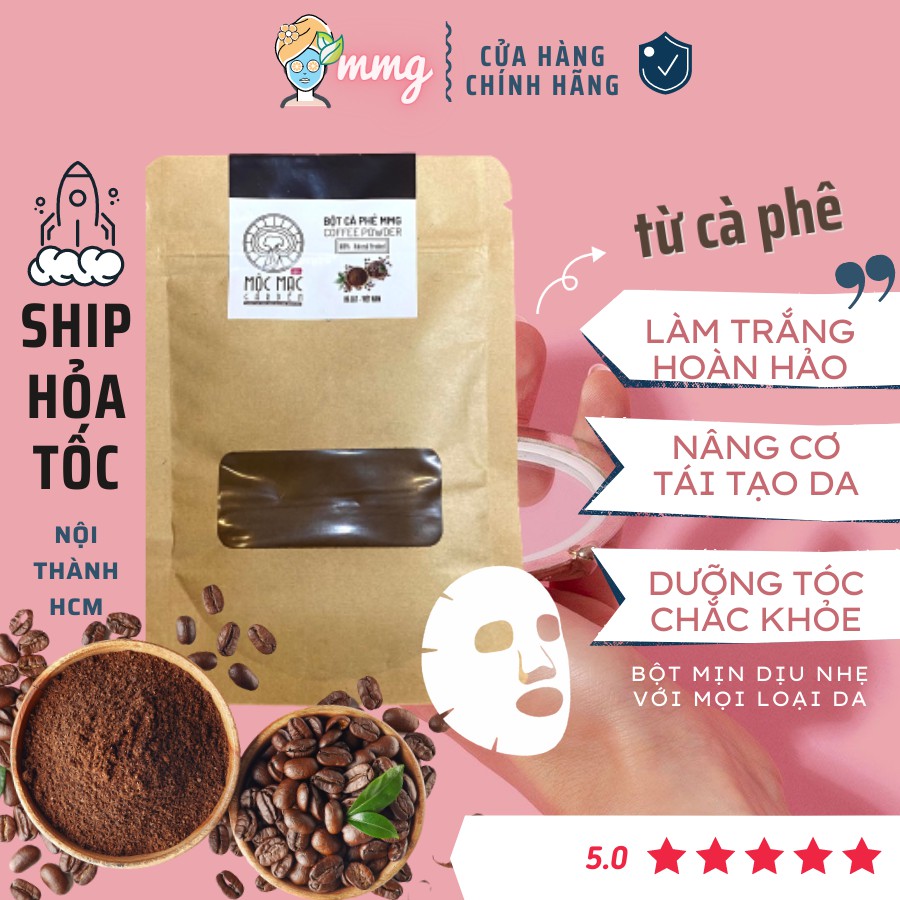 (100gr) Bột Cà Phê MMG Handmade Loại 1 dạng túi giấy