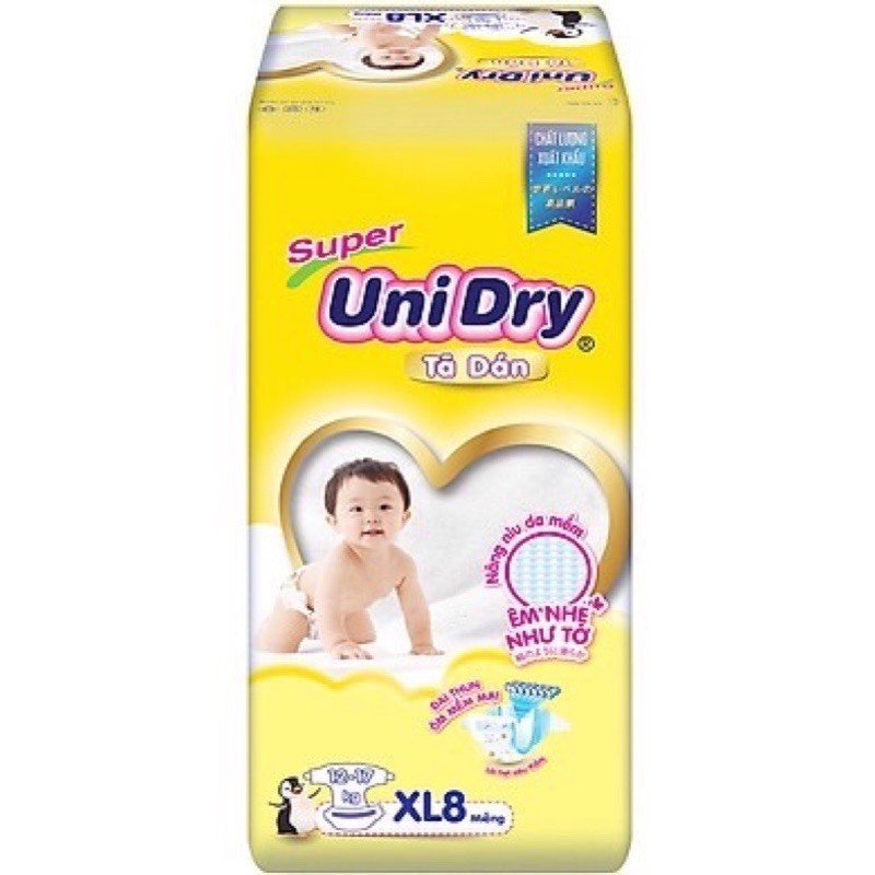 72 tã Dán XL unidry cho bé từ 12-17 kg