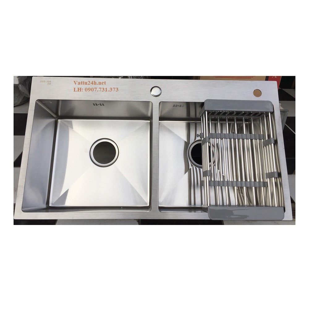 Chậu HM 8245 Picenza - Chậu Bồn Rửa Bát Inox Sang Chảnh