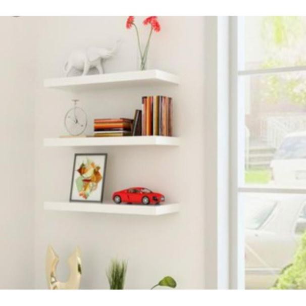 [Mã LIFEBKM1 giảm 10% tối đa 1 triệu đơn từ 500k] Bộ 3 thanh kệ treo tường 30x15cm gỗ CN cao cấp KTT01