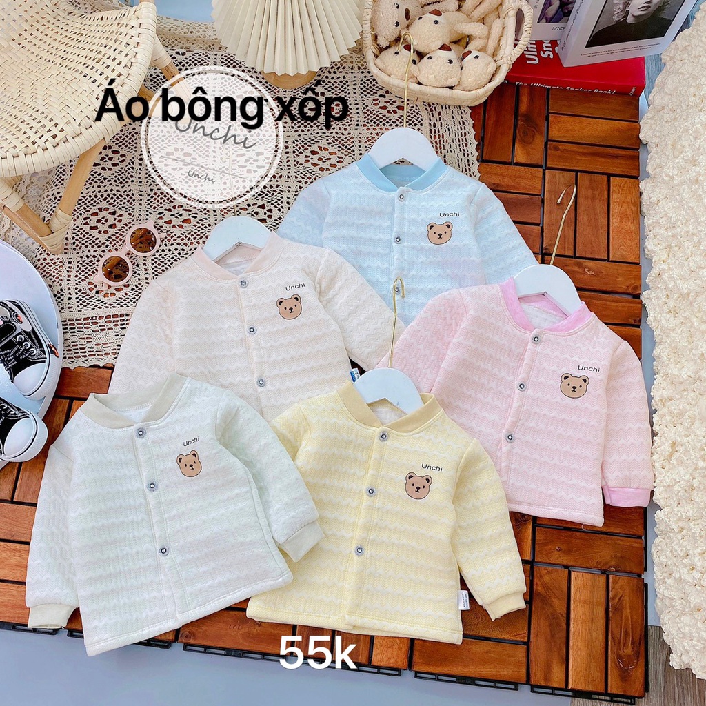 Áo khoác trần bông cổ trụ