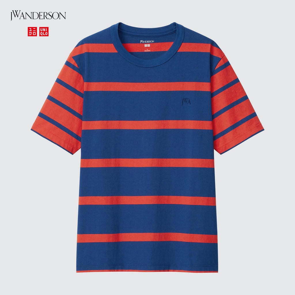 Áo Thun UNIQLO JW ANDERSON Kẻ Sọc Ngắn Tay - UNIQLO Nhật - 449458