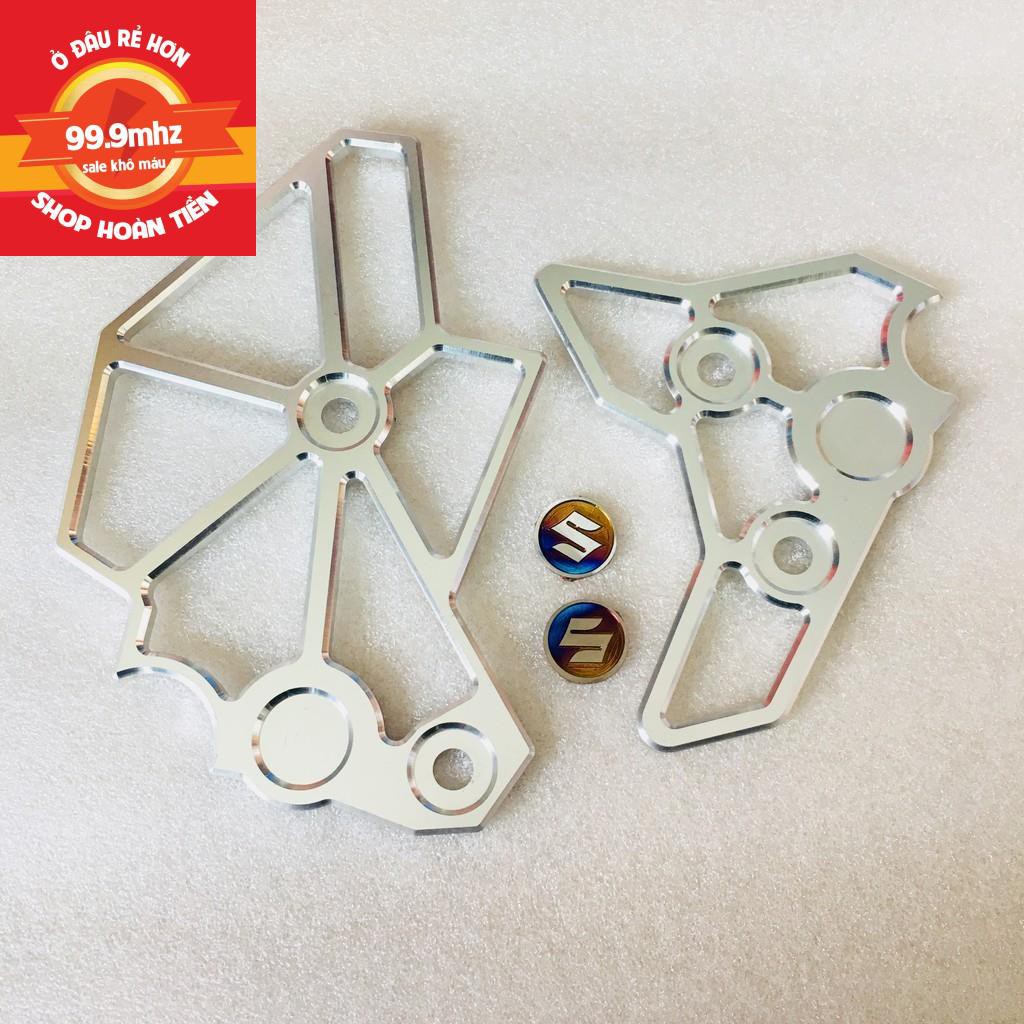 Che Ben Đạp CNC 2 Bên + Logo Titanium 2 Bên Cho Satria_Raider