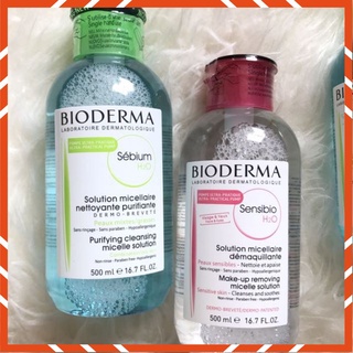 Nước tẩy trang bioderma sensibio h2o pháp nắp nhấn