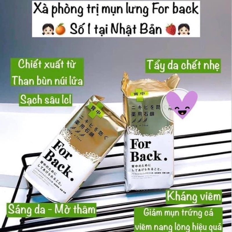 Xà phòng ngăn mụn lưng For Back Nhật Bản