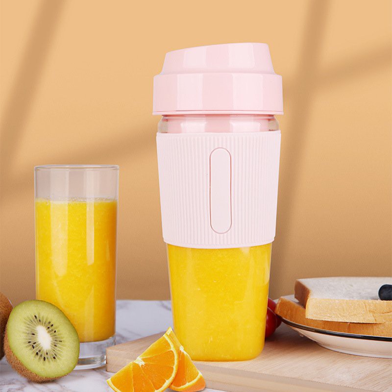 Máy xay sinh tố mini cầm tay 4 lưỡi, Máy xay cầm tay Juicecup - Fruitcup - Juicer mẫu mới 2021 bảo hành 1 đổi 1