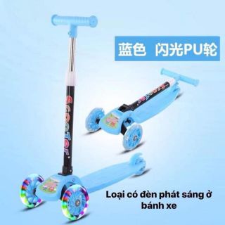 Xe trượt scooter 3 bánh đèn phát sáng