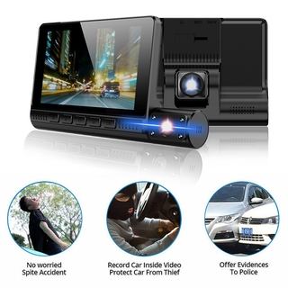 Camera Hành Trình Xe Hơi 4 '' Dash Cam 3 Lens Hd 1080p