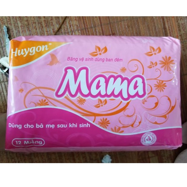Băng vệ sinh cho mẹ sau sinh Huygo Mama 12 miếng