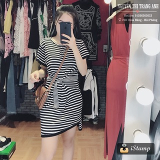 Váy Len Kẻ Montoghi 