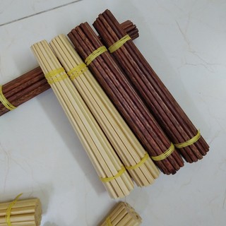 Đũa dừa, gỗ mỗi bó 10 đôi chống mốc chống cong vênh dài 25cm