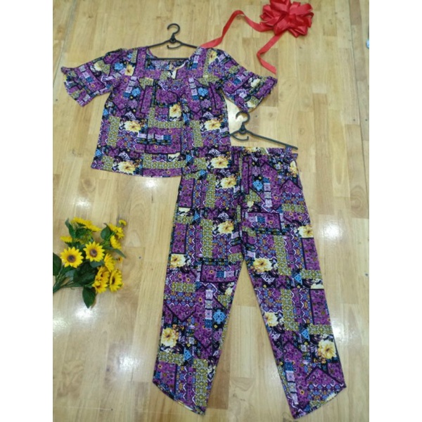 Bộ tole lanh nữ quần dài size M, L hàng vnxk. Bộ tole mặc nhà
