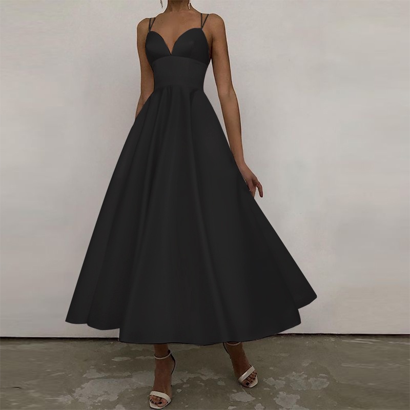 Đầm Celmia hai dây cổ chữ V ôm dáng quyến rũ thời trang dành cho nữ