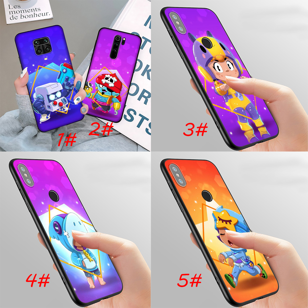 Ốp Điện Thoại Silicon Mềm Họa Tiết Hoạt Hình Brawl Stars Cho Xiaomi Redmi Note 9 9a 9c 9s 10 Poco F2 Pro Max Lite Ultra