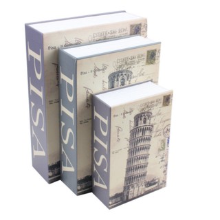 Két sắt mini giả sách  - Tháp Nghiêng Pisa