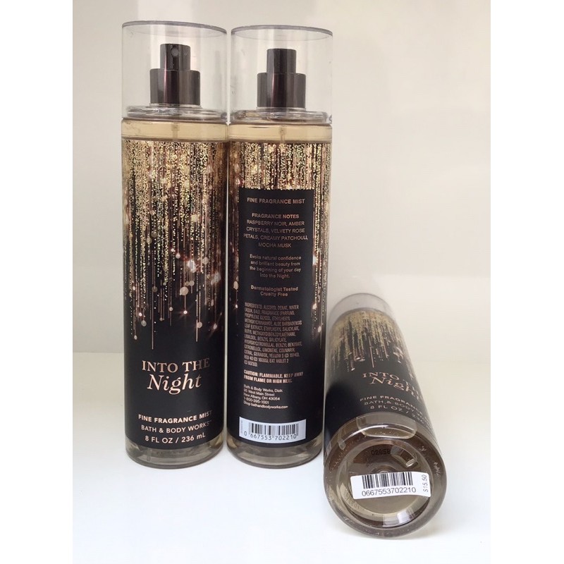 🌸[BILL Mỹ] Xịt thơm 𝐈𝐧𝐭𝐨 𝐓𝐡𝐞 𝐍𝐢𝐠𝐡𝐭 236ml New 5/ 2021 | Thế Giới Skin Care
