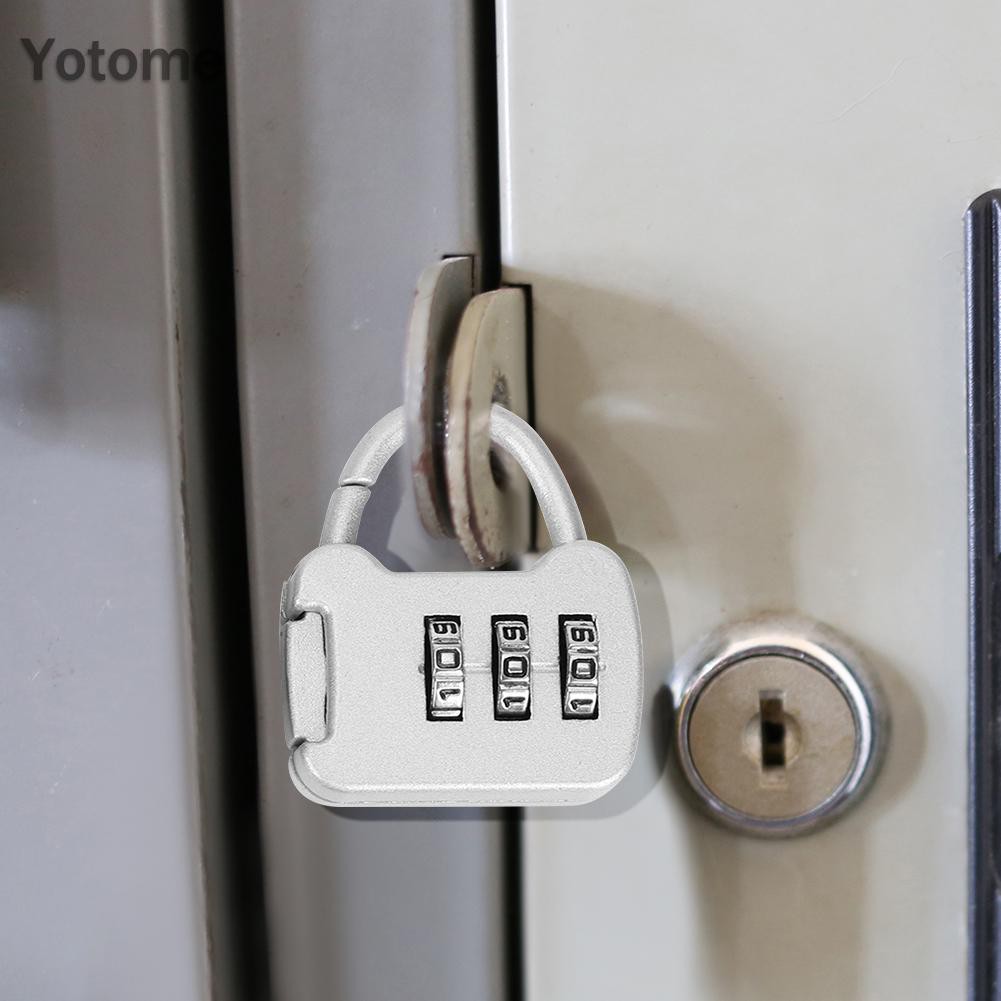 Ổ khóa mật khẩu 3 số bằng hợp kim kẽm an toàn tiện lợi