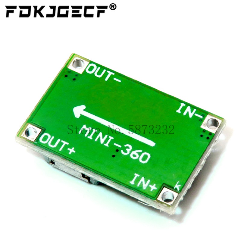 Mô Đun Hạ Áp Mini 360 DC 2A 4.75V-23V Sang 1V-17V 17x11x3.8mm LM2596 Chuyên Dụng Cho Máy Bay Điều Khiển Từ Xa