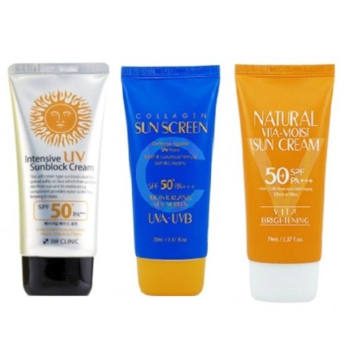Kem chống nắng 3W CLINIC SPF50+ PA+++ 70ml | BigBuy360 - bigbuy360.vn
