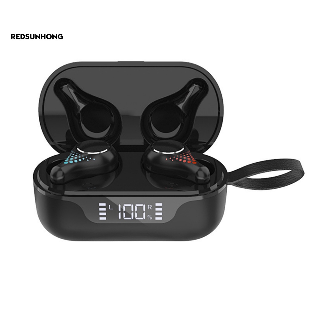 Tai Nghe Nhét Tai RSH.z Có Màn Hình Kỹ Thuật Số Phong Cách Thể Thao Thời Trang