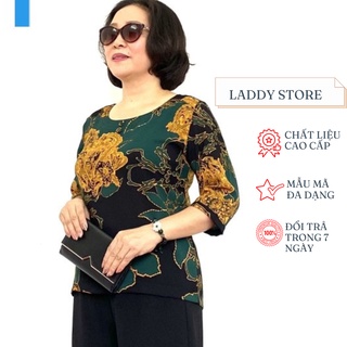 Áo Kiểu Trung Niên Lụa Hàn Châu Cao Cấp Mềm Mại Trẻ Trung Cho Các Quý Bà - Laddy Store