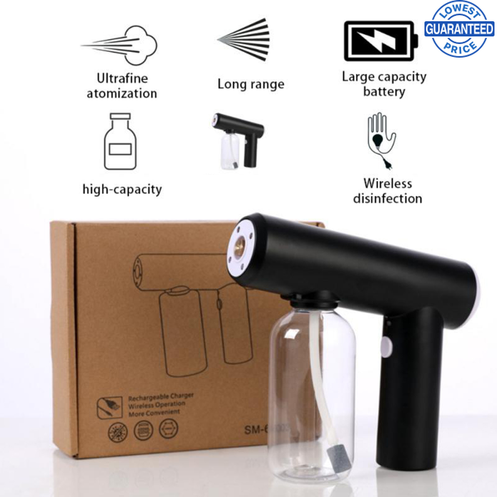 250ML Mini Wireless Nano Blue Light Steam Spray Disinfection Sprayer Gun USB Charging humidifiers