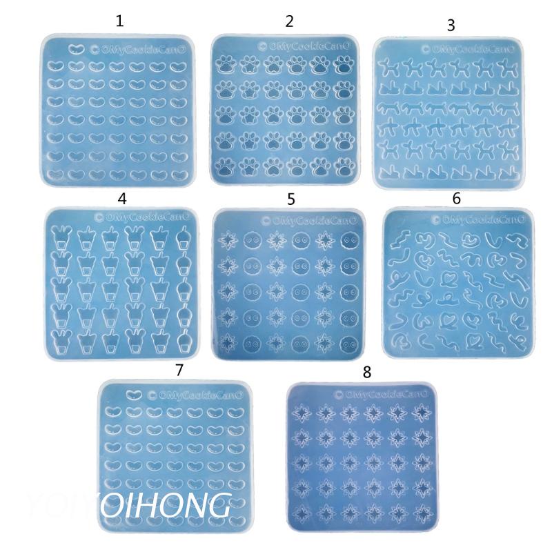 Khuôn Silicon Trong Suốt Làm Kem Hình Động Vật Trang Trí Nhà Cửa