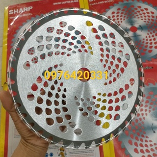 Lưỡi Cắt Cỏ Hợp Kim SHARP Siêu Sắc Bén, Đĩa Cắt Cỏ Tròn Máy Phát Cỏ Gặt Lúa